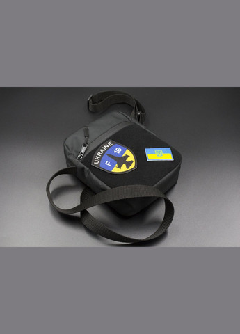 Сумка мессенджер через плечо с личучкой для патчей (+ шеврон 2шт) KLUNOK Сумка через плече (336190384)