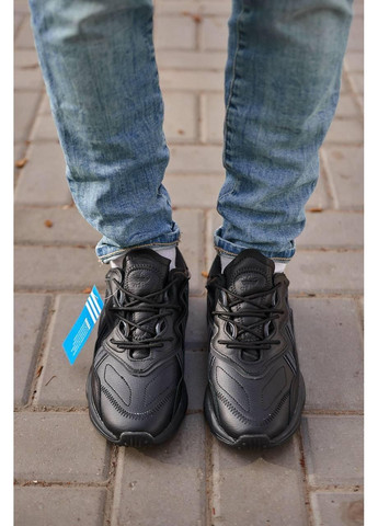 Черные демисезонные кроссовки мужские adidas ozweego adiprene pride black 2.0 адидас озвиго No Brand