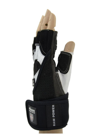 Рукавички для фітнесу PS-2850 Raw Power Black/White M Power System (316219840)