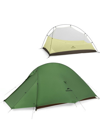 Палатка сверхлегкая двухместная Cloud Up Pro CNK2350WS020 dark-green Naturehike (370666482)