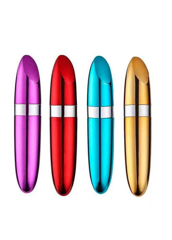 Вібратор для клітора "Помада" - Золото - Вібратори No Brand (370611887)