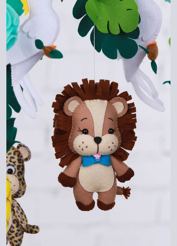 Дитячий музичний мобіль на ліжечко для немовлят WooolyWool «Какаду» з 35 мелодіями (М029) No Brand (342757988)