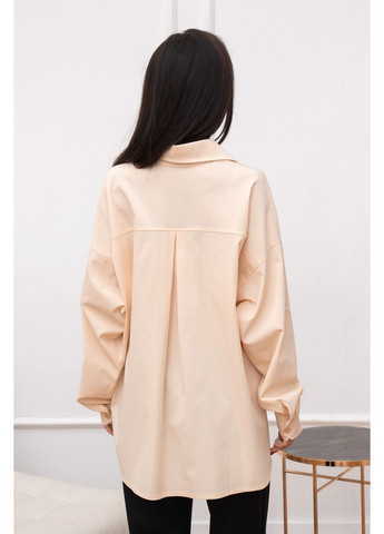 Кремовая праздничный, классическая рубашка RiMari