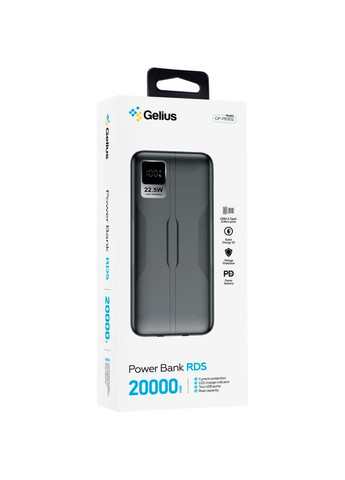 Powerbank RDS 20000mAh 22.5W(QC/PD) GP-PB302 Black (00000099032) Gelius (306581088)