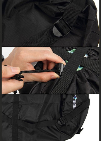 Компресійний мішок М Ø31х64 см 45 л Чорний (2535008) Bluefield (317188908)