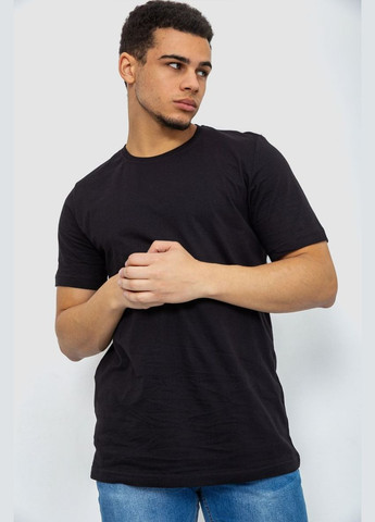 Черная футболка мужская однотонная базовая 219r014-1 Ager