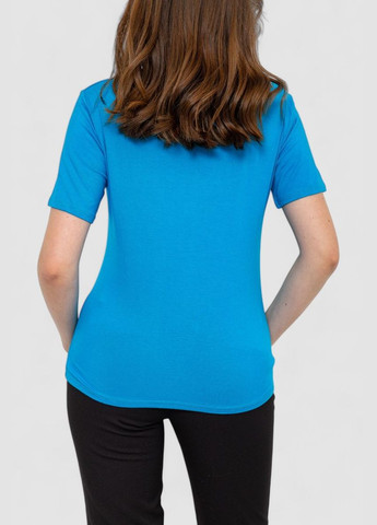 Синяя футболка женская Ager 186R609