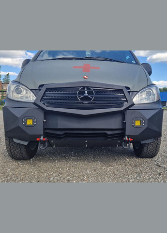 Передний силовой бампер для Mercedes Vito (343215904)