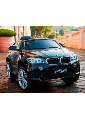 Дитячий електромобіль BMW X6M 2 мотори по 35 W, 2х6V7AH, MP3, USB Black Bambi (365752971)