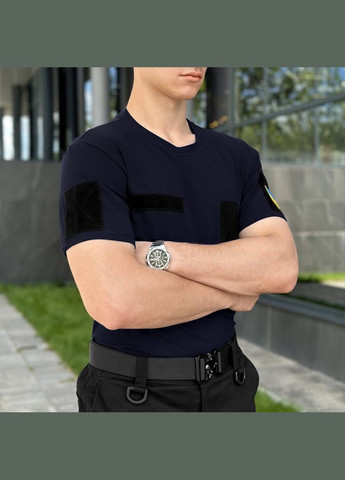 Темно-синяя футболка peremoga военная темно-синий Pobedov