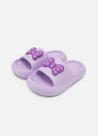 Сиреневые шлепанцы пляжные для девочки цвет сиреневый цб-00267973 Yuki