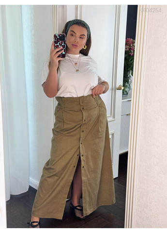 Оливковая (хаки) юбка юбка №12 (хаки) 0104254 Peony