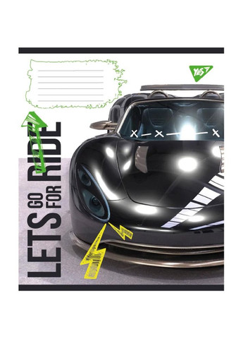 Тетрадь общая Lets Go For Ride, A5, в линию, 48 листов Yes 766735 (337470884)