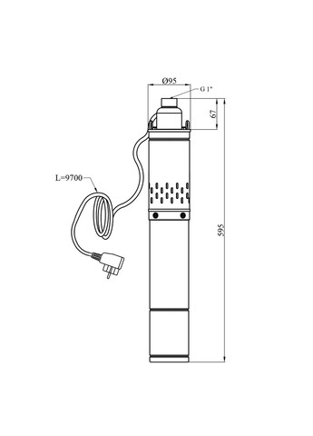 Насос глибинний 4S FWD-0,75 кВт Forwater (346267317)