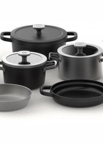 Сковорода без крышки Leo Graphite 24 см 3950495 BergHoff (316613354)