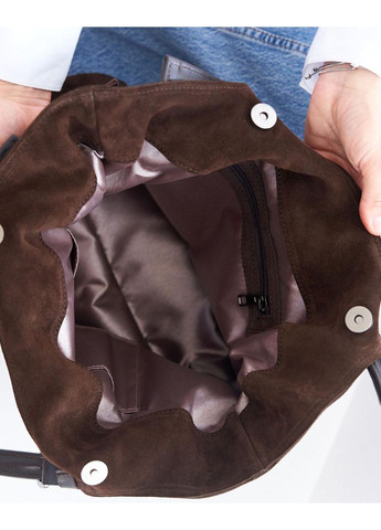 Шкіряна жіноча сумка «Белінда» шоколадна Guris (362176802)