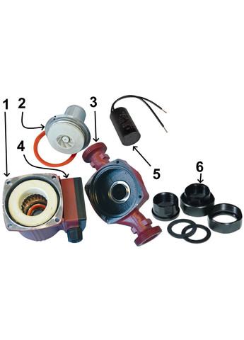 Насос циркуляционный pumpe ZP25/6 180мм + гайки VOLKS (300222630)