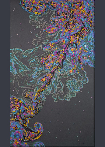 Набір для вишивання бісером на натуральному художньому холсті "Космічний сон" Abris Art (299338949)