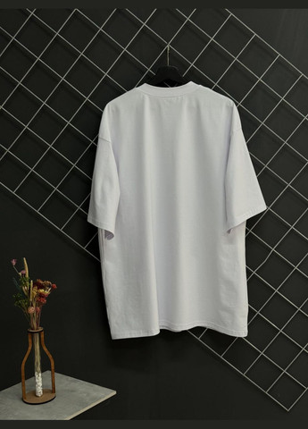 Белая футболка оверсайз с лого gap с коротким рукавом Vakko