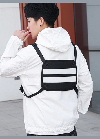 Нагрудна сумка 10426 JUMAHE чорна No Brand (313235500)