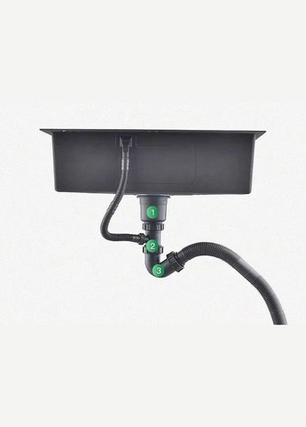 Кухонная мойка белая под столешницу 1 мм из нержавейки NW-5742 Nett (336939066)