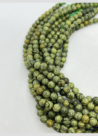 Змеевик на нити без замка 6 мм 40 см Зеленый No Brand (331610916)