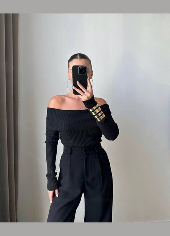 Топ с открытыми плечами и длинным рукавом Avanti (317332463)