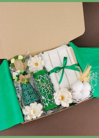 Подарунковий Зелений гай набір Мотанка дівчині, другові мамі, сестрі, подрузі, жінці, на день народження, свято (8-1305) Кукумбер (300801315)