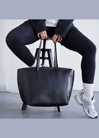 Сумка жіноча шопер чорна 11204_black No Brand (336912550)