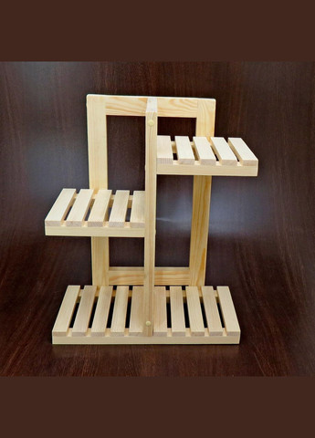 Подставка для цветов из дерева Келуш 2 бланже (ЦВТ-206001) No Brand (328228496)