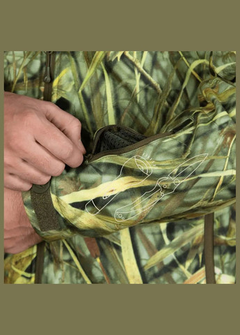 Комбинированная демисезонная куртка rubicon cane Camotec