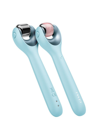Электронный роллер для лица с микроиглами MicroNeedle Face Roller 9в1 turquoise GESKE (341526111)
