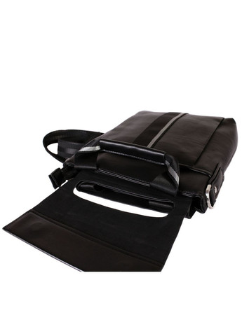 Чоловіча сумка зі штучної шкіри E30911 Чорна No Brand (370848149)