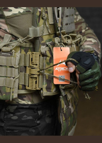 Тактическая плитоноска Attack с подсумками 4 точки сброса мультикам No Brand (315682157)