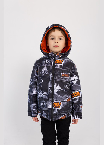 Комбинированная демисезонная двусторонняя куртка оранжевый Cvetkov Робби