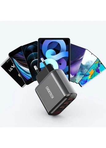 Зарядний пристрій Q5009-EU Black CHOETECH (386303751)