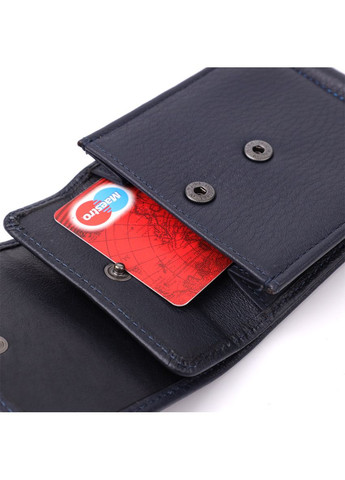 Вертикальний чоловічий затискач із зернистої натуральної шкіри 20862_1 (3595 navy) Tony Perotti (362046802)