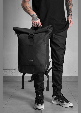 Повсякденний Рюкзак Роллтоп Шкільний З Принтом 1702 Black Without (347584701)