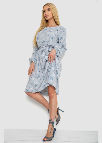 Сіра кежуал сукня з принтом софт Ager