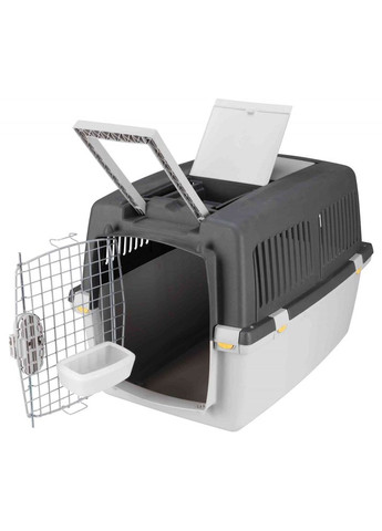Переноска Gulliver 6 для собак до 38 кг пластиковая серая 64х64х92 см Trixie (362701817)