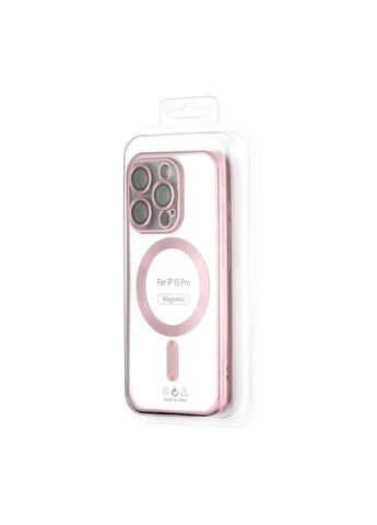 Чохол Ductil Metallic Edge with MagSafe (Protected Camera & Lens) Pink Case iPhone 15 Pro (322820666)