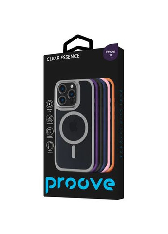 Чехол Clear Essence with Magnetic Ring для iPhone 13 Deep purple Proove (360424530)