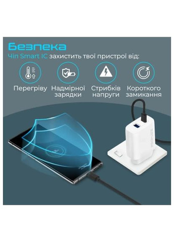 Зарядное устройство для Promate biplug-2.white (369882015)