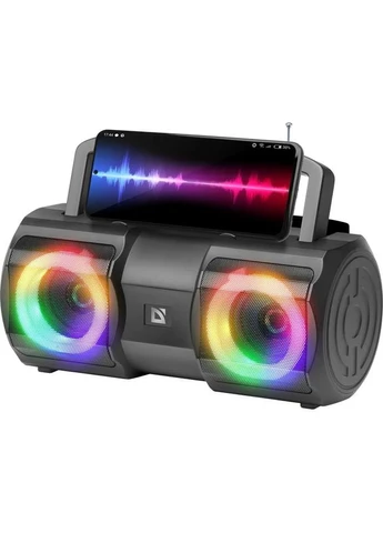 Акустическая система 1.0 Beatbox 20Вт, Light/BT/MIC/FM/USB/TF Defender (363833233)