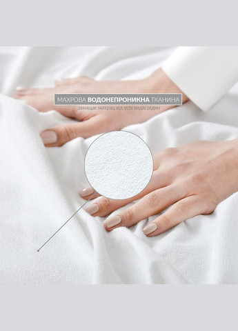 Наматрацник на резинках Aqua Stop водонепроникний 180*200 IDEIA (288045172)