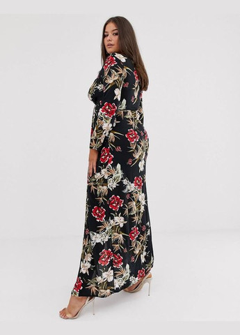 Черное платье макси Club L