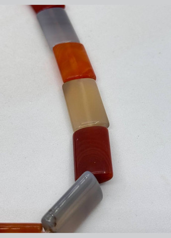 Агат на нитці без застібки 40 см Різнокольоровий No Brand (331610965)