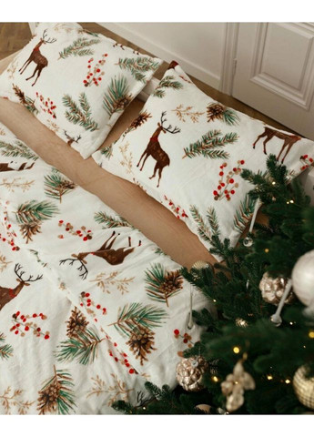 Постільна білизна плюшева полуторна Home 20996 160х215 см DUSHKA (336327635)