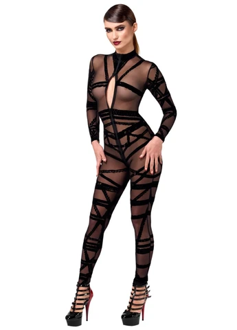 Комбінезон F357 Bondesque Catsuit Noir Handmade (395946881)