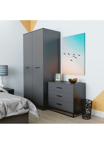 Комод 800 Ascet 800x700x425 Графит (AS06070000030) Art In Head (337309198)